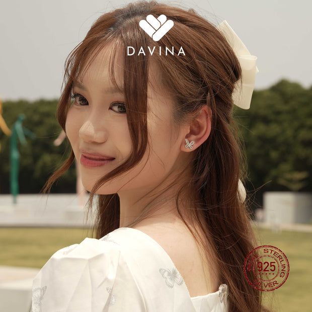 DAVINA Ladies Emersyn Earrings Sterling Silver 925