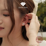 DAVINA Ladies Emersyn Earrings Sterling Silver 925