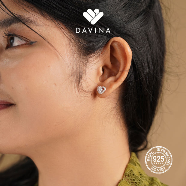 DAVINA Ladies Devana Earrings Sterling Silver 925