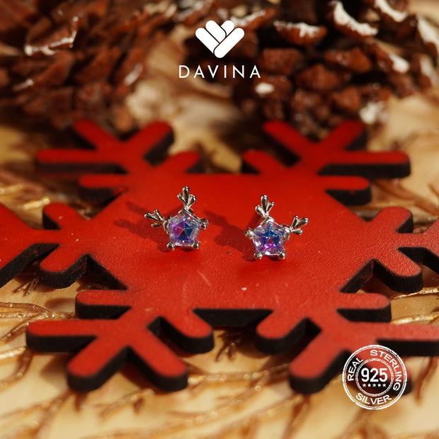 DAVINA Ladies Dyani Earrings Sterling Silver 925