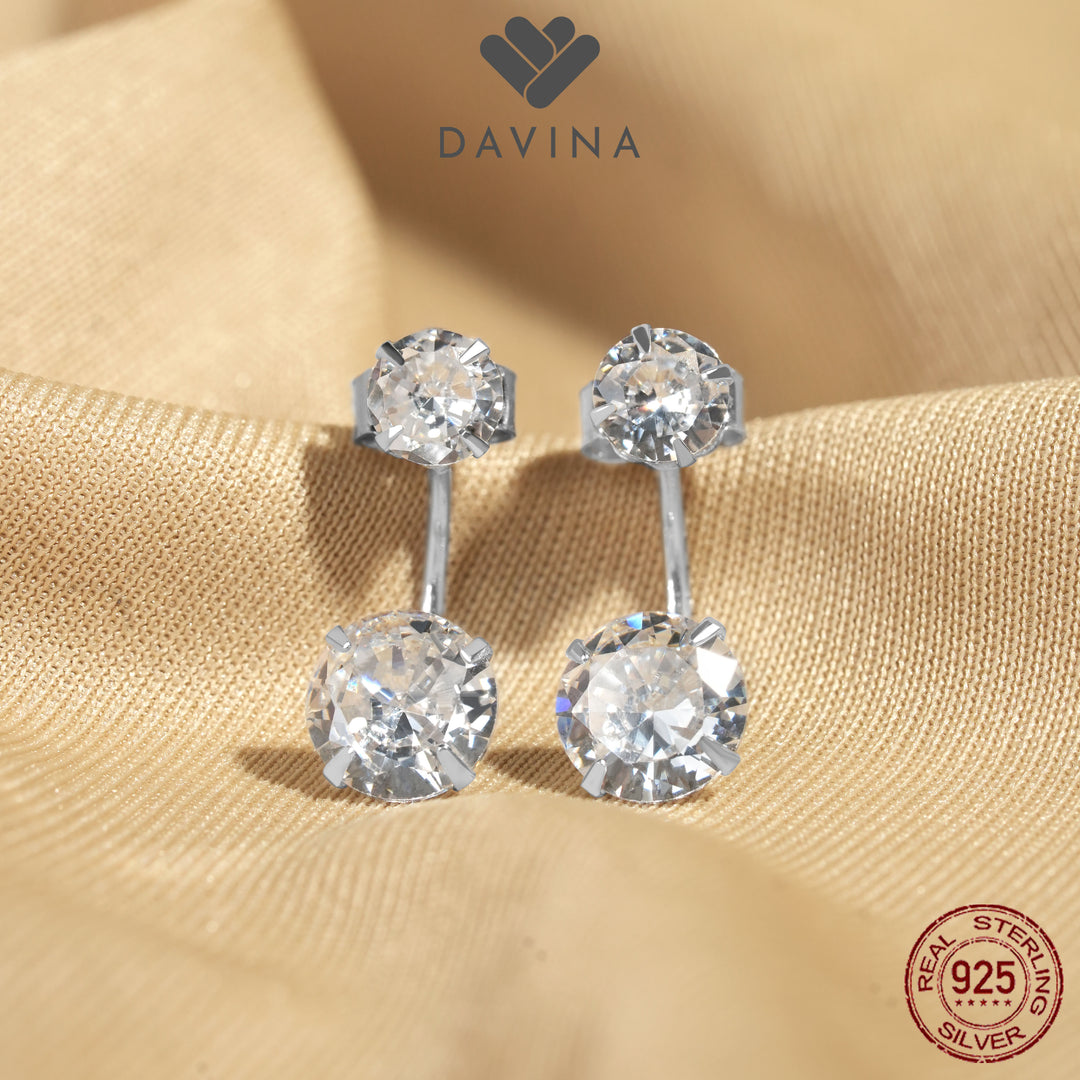 DAVINA Ladies Elewyn Earrings Sterling Silver 925