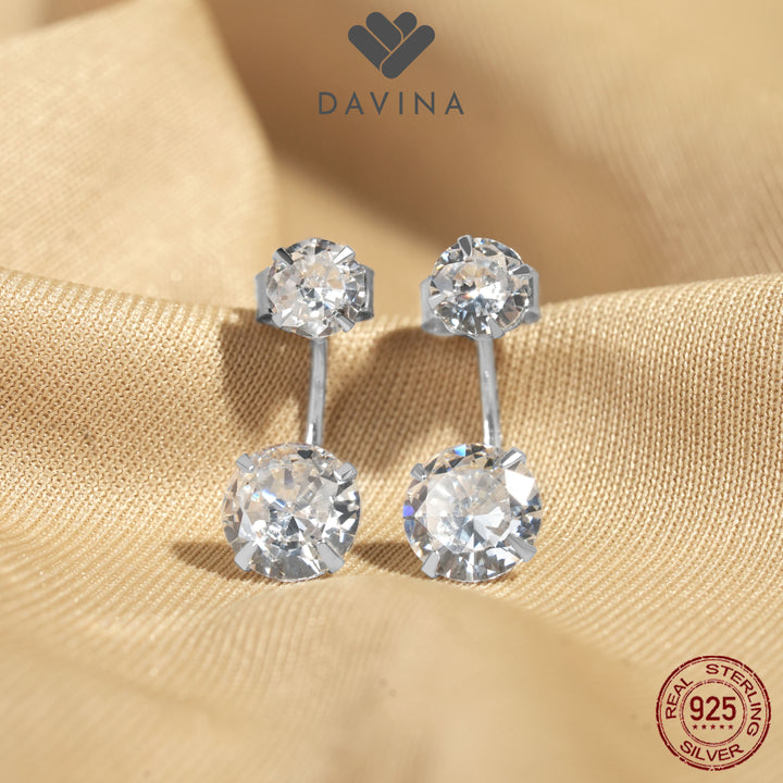DAVINA Ladies Elewyn Earrings Sterling Silver 925