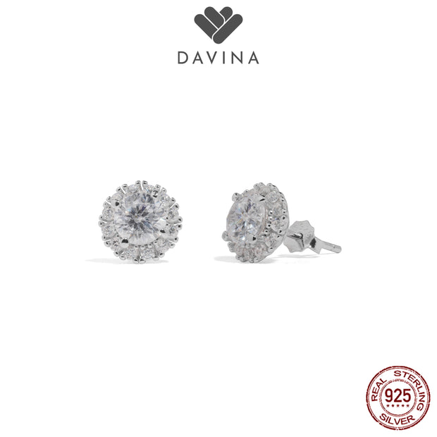 DAVINA Ladies Montana Earrings Sterling Silver 925