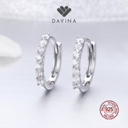 DAVINA Ladies Aurora Earrings Sterling Silver 925