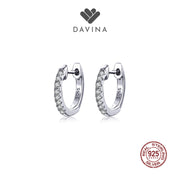 DAVINA Ladies Amoura Earrings Sterling Silver 925