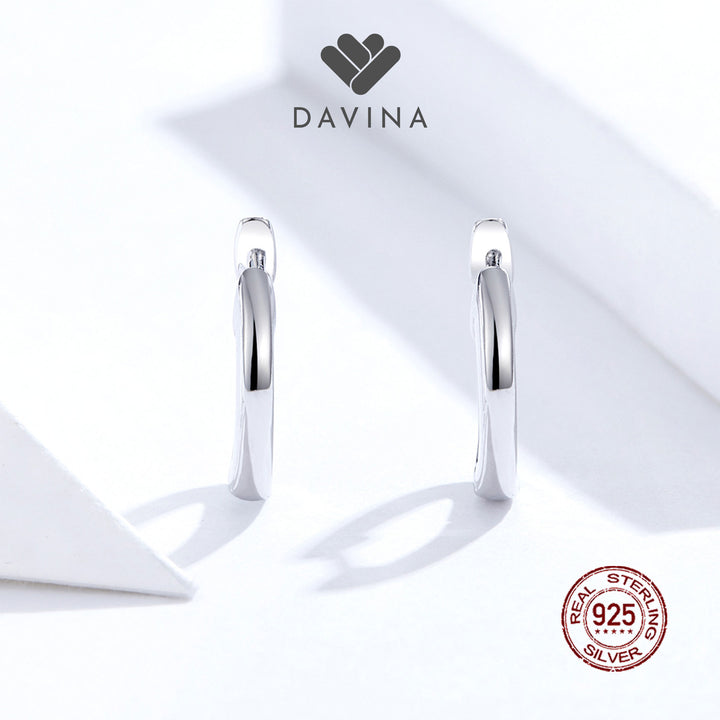 DAVINA Ladies Cassie Earrings Sterling Silver 925
