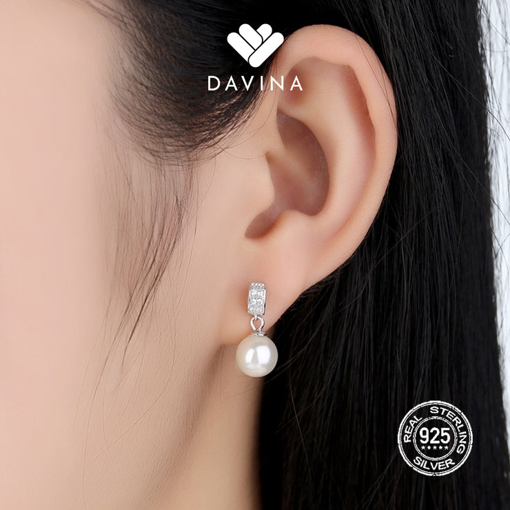 DAVINA Ladies Scarlett Earrings Sterling Silver 925