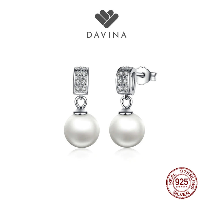 DAVINA Ladies Scarlett Earrings Sterling Silver 925