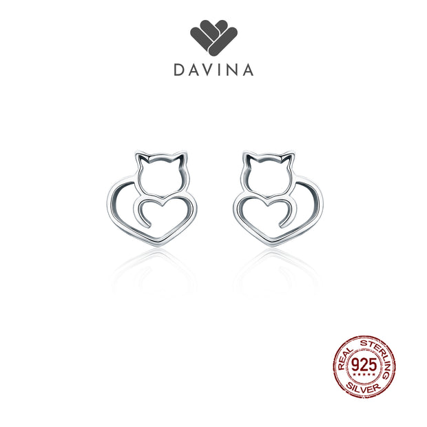 DAVINA Ladies Misty Earrings Sterling Silver 925