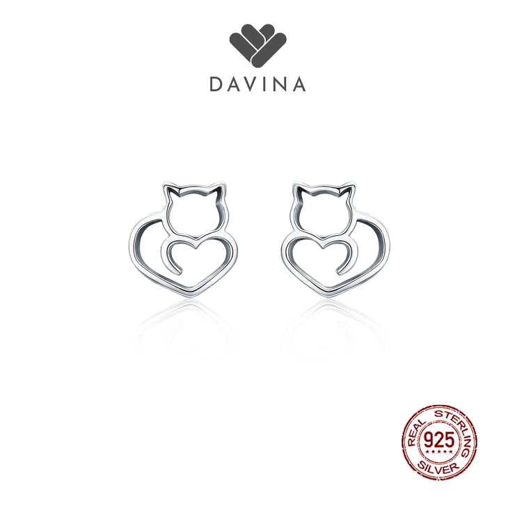 DAVINA Ladies Misty Earrings Sterling Silver 925