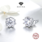 DAVINA Ladies Dakota Earrings Sterling Silver 925