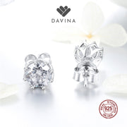 DAVINA Ladies Dakota Earrings Sterling Silver 925