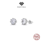 DAVINA Ladies Dakota Earrings Sterling Silver 925
