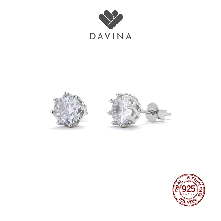 DAVINA Ladies Dakota Earrings Sterling Silver 925
