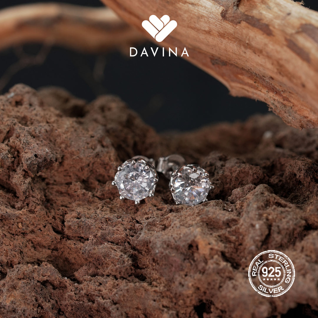 DAVINA Ladies Dakota Earrings Sterling Silver 925