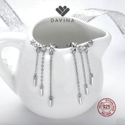 DAVINA Ladies Dara Earrings Sterling Silver 925