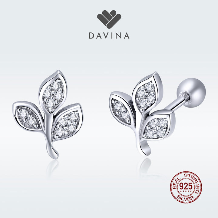 DAVINA Ladies Calla Earrings Sterling Silver 925