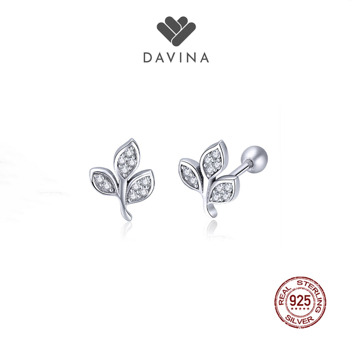 DAVINA Ladies Calla Earrings Sterling Silver 925