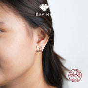 DAVINA Ladies Cherlie Earrings Sterling Silver 925