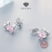 DAVINA Ladies Audrey Earrings Sterling Silver 925