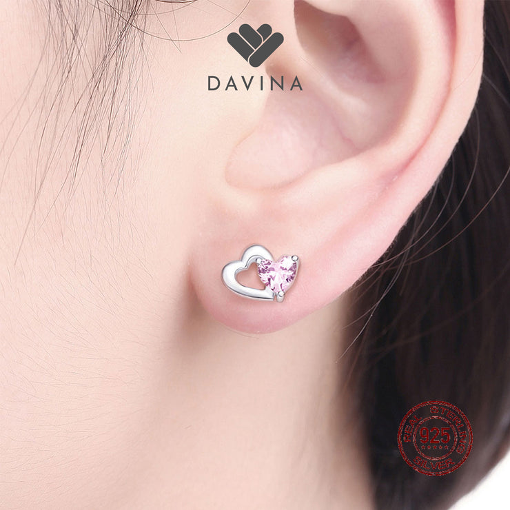 DAVINA Ladies Audrey Earrings Sterling Silver 925