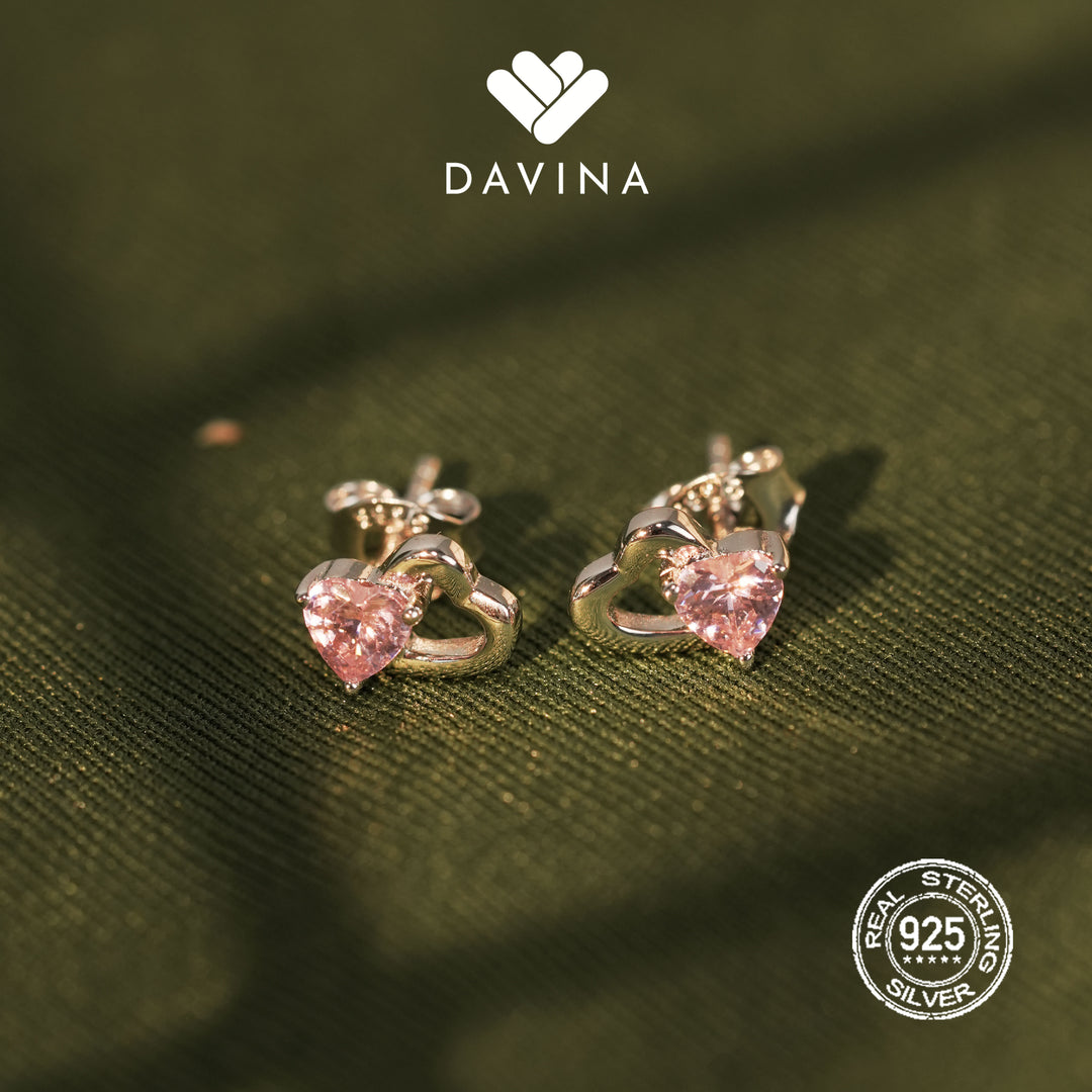 DAVINA Ladies Audrey Earrings Sterling Silver 925