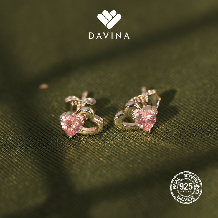 DAVINA Ladies Audrey Earrings Sterling Silver 925