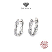 DAVINA Ladies Melitha Earrings Sterling Silver 925