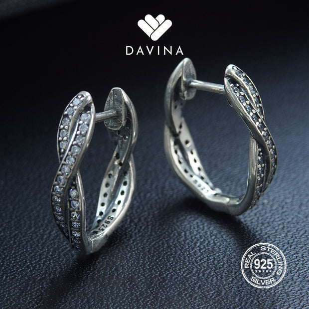 DAVINA Ladies Melitha Earrings Sterling Silver 925