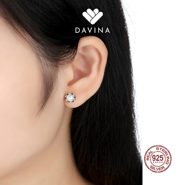 DAVINA Ladies Isabella Earrings Sterling Silver 925