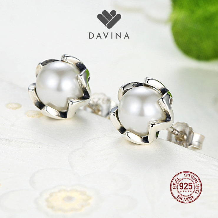 DAVINA Ladies Isabella Earrings Sterling Silver 925