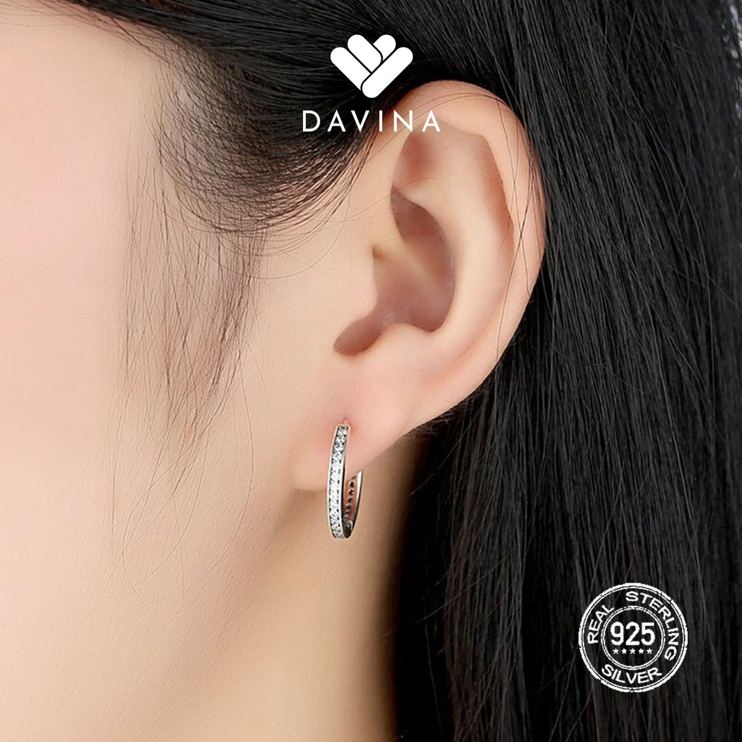 DAVINA Ladies Remi Earrings Sterling Silver 925
