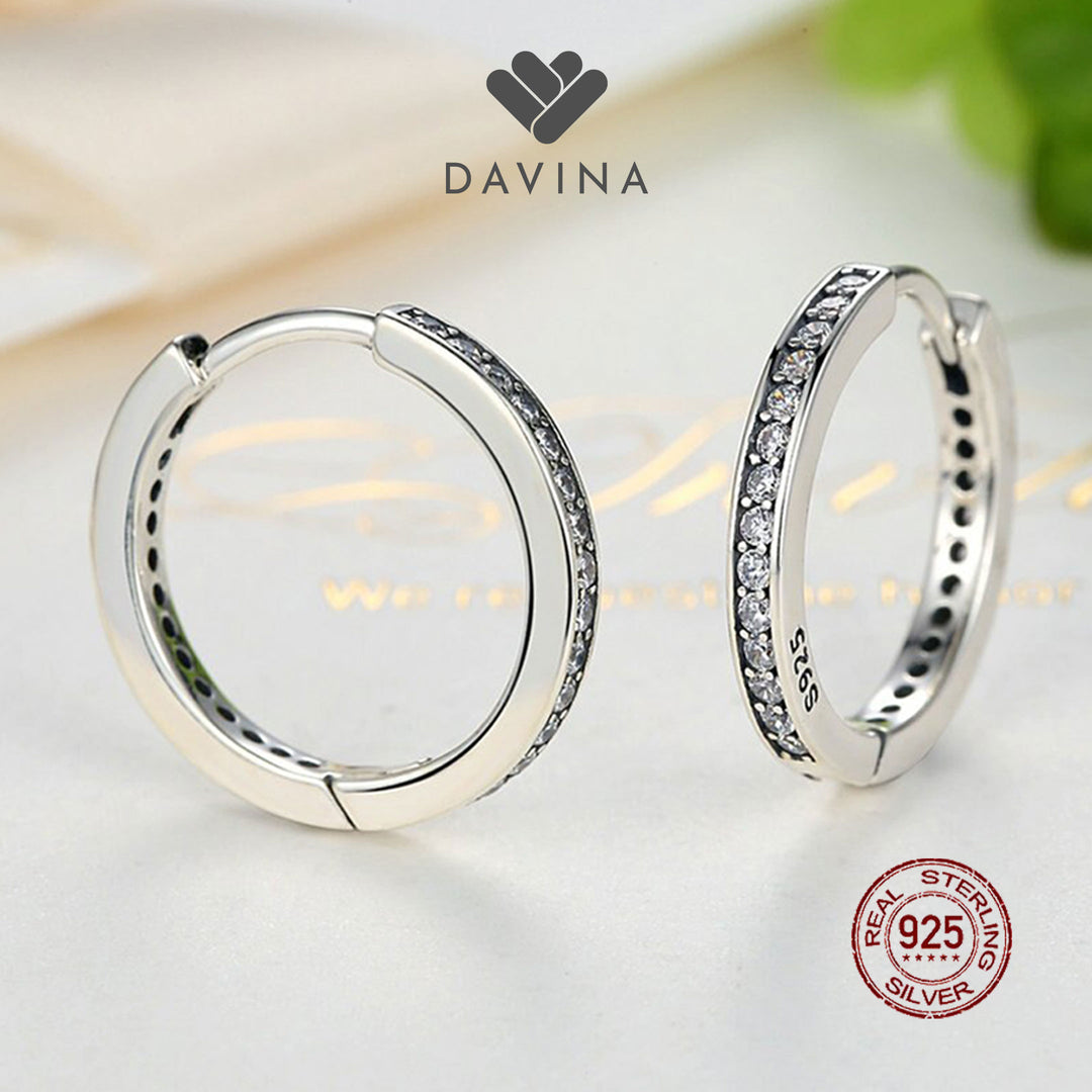 DAVINA Ladies Remi Earrings Sterling Silver 925