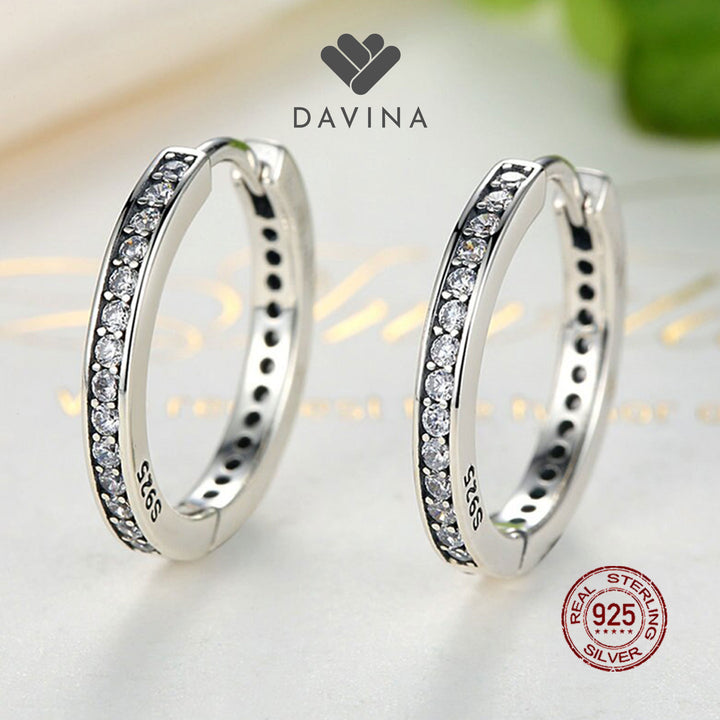 DAVINA Ladies Remi Earrings Sterling Silver 925