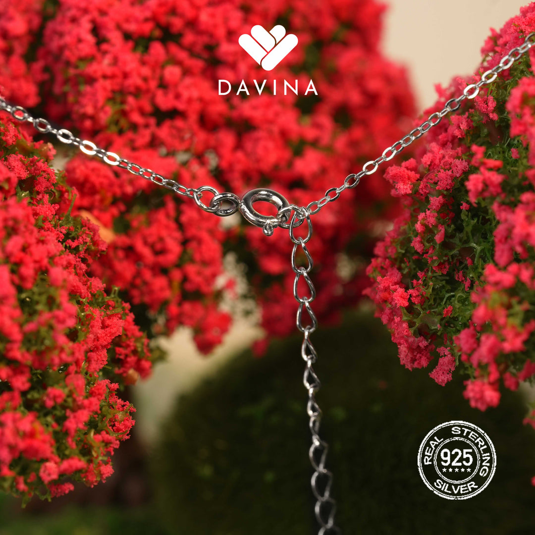 DAVINA Ladies Ailsa Necklace Sterling Silver 925