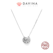 DAVINA Ladies Loona Necklace Sterling Silver 925