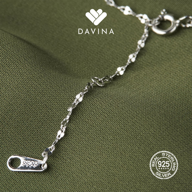 DAVINA Ladies Aelin Necklace Sterling Silver 925