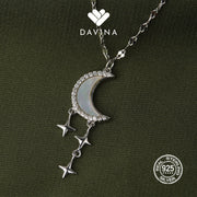 DAVINA Ladies Aelin Necklace Sterling Silver 925