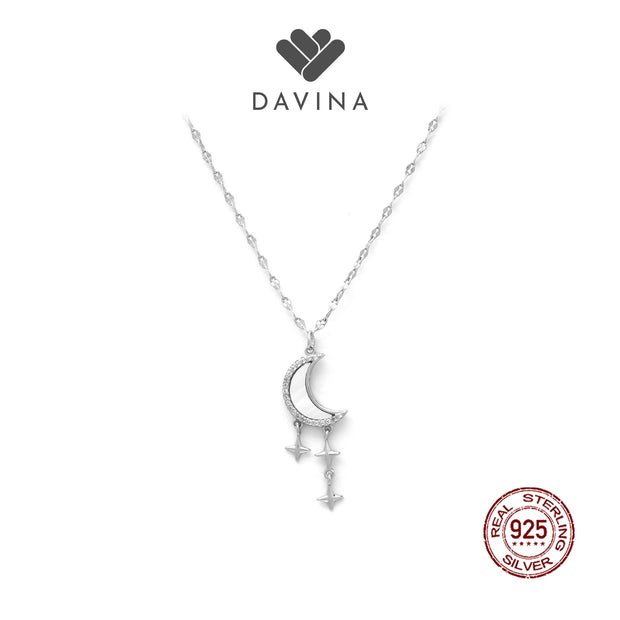 DAVINA Ladies Aelin Necklace Sterling Silver 925