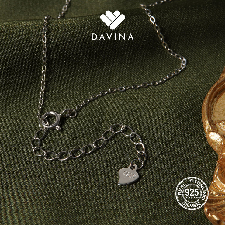 DAVINA Ladies Archie Necklace Sterling Silver 925