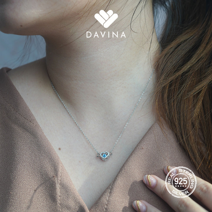 DAVINA Ladies Lovelyn Necklace Sterling Silver 925