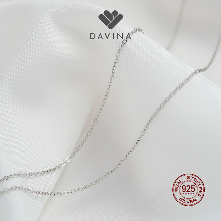 DAVINA Ladies Lovelyn Necklace Sterling Silver 925