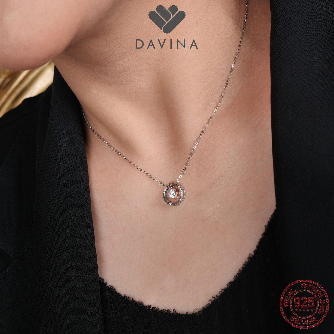 DAVINA Ladies Olany Necklace Sterling Silver 925
