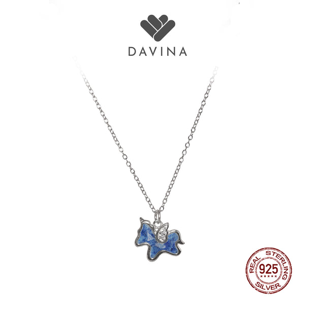 Davina Ladies Geisha Necklace Sterling Silver 925