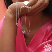 DAVINA Ladies Maeve Necklace Sterling Silver 925