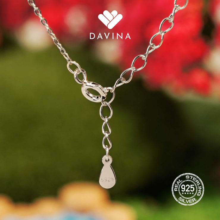 DAVINA Ladies Ceila Necklace Sterling Silver 925