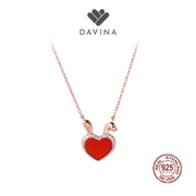 DAVINA Ladies Soona Necklace Rose Gold Color Sterling Silver 925