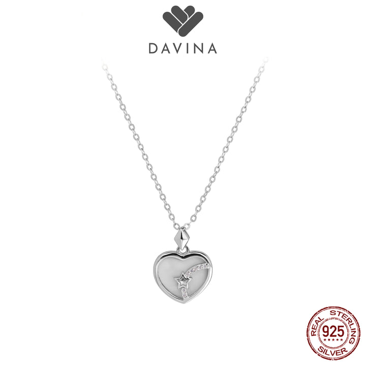 DAVINA Ladies Merlein Necklace Sterling Silver 925