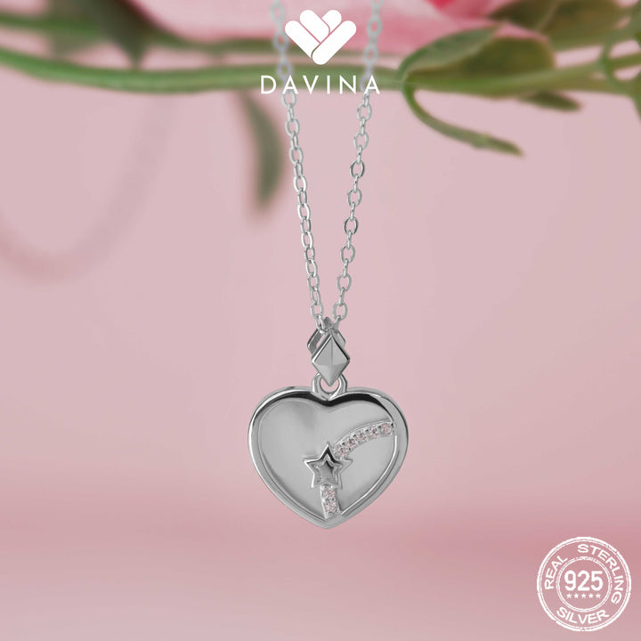 DAVINA Ladies Merlein Necklace Sterling Silver 925