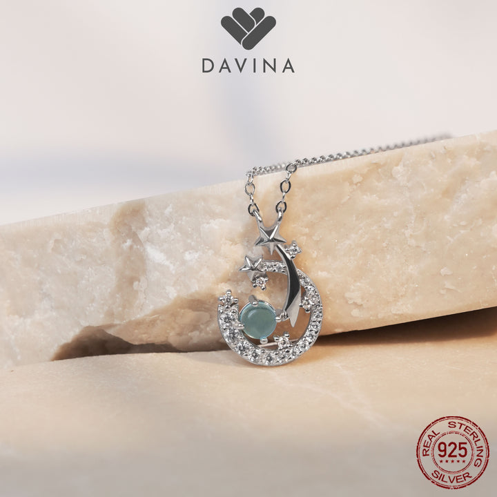 DAVINA Ladies Novie Necklace Sterling Silver 925